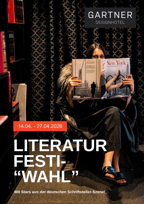 Dorf Tirol trifft Literatur: Im Designhotel Gartner wird das Wort zum Erlebnis